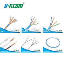 Chine fournisseur standard haute qualité cat5e cat6 cat6a cat7 cable, ftp cat6a câble plat, fournisseur en Chine cat6a ethernet bulk cable